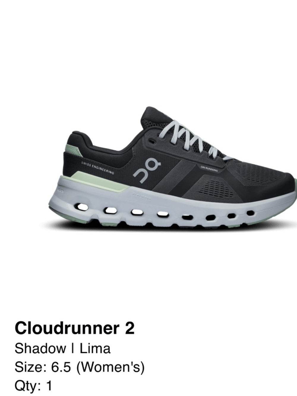 On Running Cloudrunner 2 Women's Sneakers Shadow / Lima